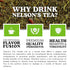(16 oz) Nelson's Tea Strawberry Orange Peach - Caffeine Free Herbal Rooibos Loose Leaf Tea - Irresistable Blend