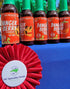 Sea Monster Sauces 1 1 1 Sampler - Bottle Surfer Slappin! Sauce - Bottle Danger Berry - Bottle Lift Up Hot Sauce