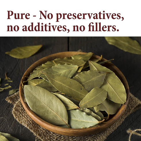 The Spice Way Bay Leaves - Whole Bay Leaf (0.75 oz) for Cooking Soups, Stews, and Vegetables