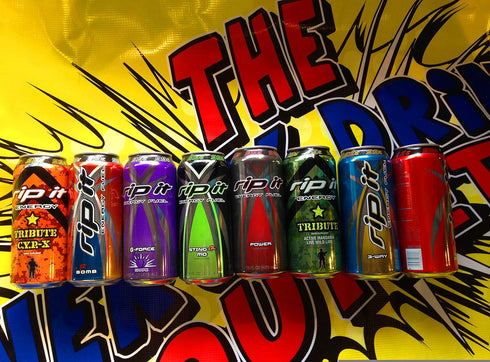 TAOindustry 16 oz (16 Rip It Energy Drink Variety, Cans)