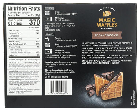 Magic Waffles 11.29 OZ Belgian Chocolate Filled Waffles