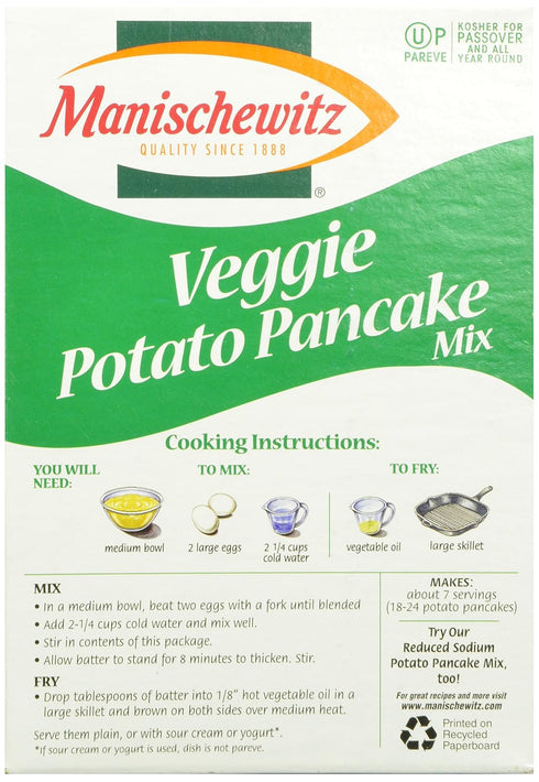 6OZ MANISCHEWITZ MIX PTO PNCK VEGETABLE