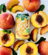 (30mg) 12 oz 24 pack 0 0 0 Nixie Sparkling Water, Peach Black Tea, Lightly Caffeinated | fl cans, | Organic, Vegan