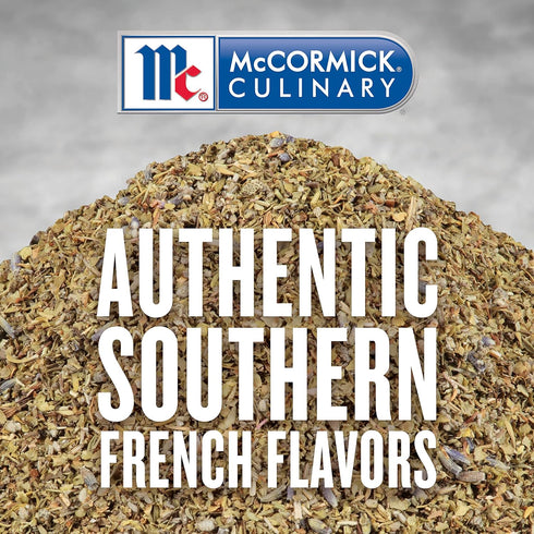 McCormick Culinary Herbes de Provence, 6 oz - Blend of Rosemary, Thyme, Sage, Lavender