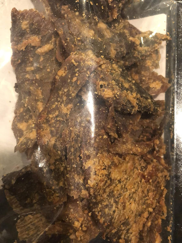 Kilishi - Spicy Beef Jerky, Deliciously Tasty Nigerian Snack, African Fresh Dried Meat