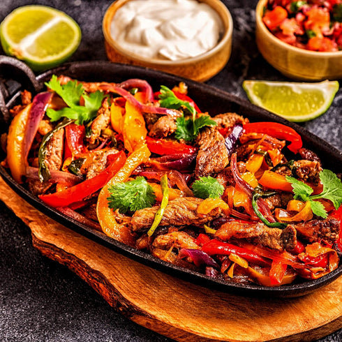 The Spice Lab Fajita Seasoning - Gluten Free Grilled Chicken & Carne Asada Seasoning, Kosher Steak Rub, 6.2 oz Shaker