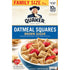 21oz Quaker Oatmeal Squares Breakfast Cereal, Brown Sugar, Family Size Box