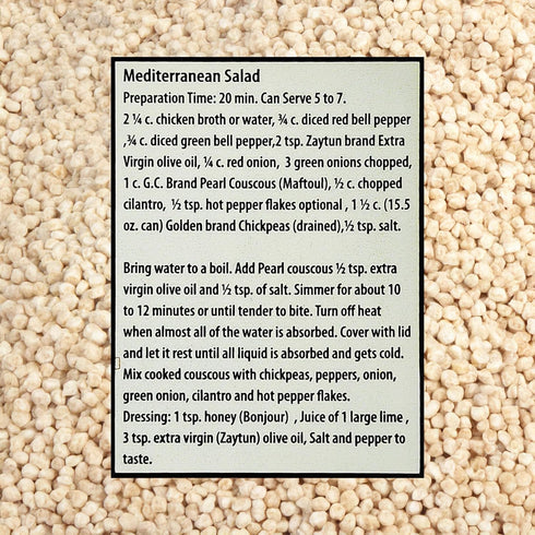 32 oz (2Lb) Golden Crown Whole Wheat Couscous - | Premium Quality Non GMO Project Verified, Vegan + Kosher Certified |