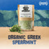 3.52 oz Apsogo Organic Greek Spearmint - Dried Spearmint Leaves for Spearmint Tea Loose Leaf, Herbal Tea & Cooking