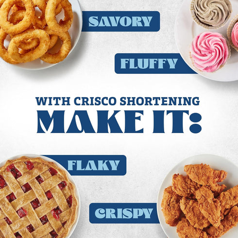 6 Crisco All-Vegetable Shortening, Pounds