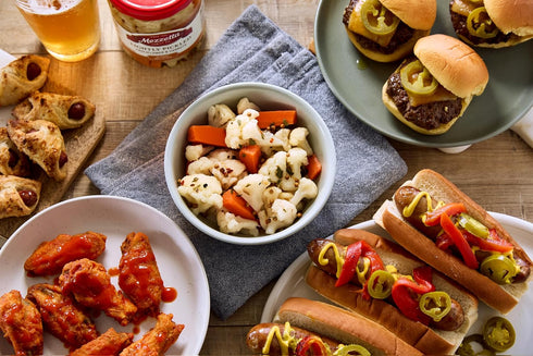16 Oz Pack 6 Mezzetta Pickled Vegetables Cauliflower and Carrots Brined for Classic Deli-Style Flavor Crunchy Vegan
