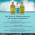 3 Pack, Sea Salts of Hawaii Variety Pure Kona Hawaiian Salt, Roasted Garlic Salt, Lemon Rosemary Flavored Hawaiian Sea