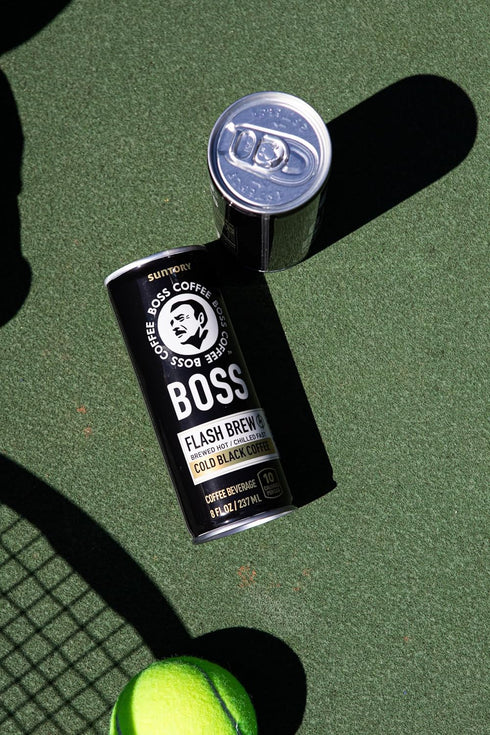 8oz 12 Pack, BOSS Coffee by Suntory - Japanese Flash Brew Original Black Coffee, Imported from Japan, Espresso