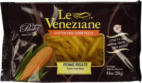 Le Veneziane Gluten Free Penne Rigate Corn Pasta - 8.8 oz
