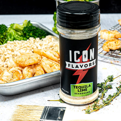 ICON Meals Gluten Free Zero Calorie Seasonings, Meal Prep Flavor Enhancer, Keto Approved (Tequila Lime)
