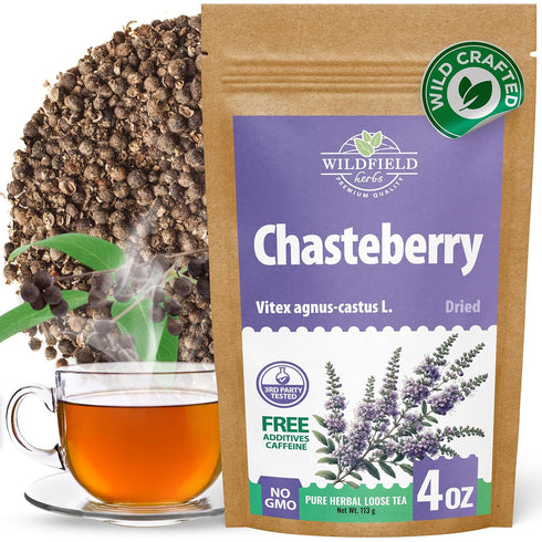 4 oz. Chaste Tree Berry hasteberry Tea Chaste Tree Berry Tea Herb
