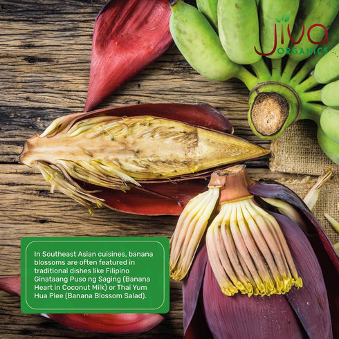 14 (Pack 6) Jiva Organic Banana Blossoms Ounce of - BPA Free, Gluten Free - Delicious Meatless Alternative