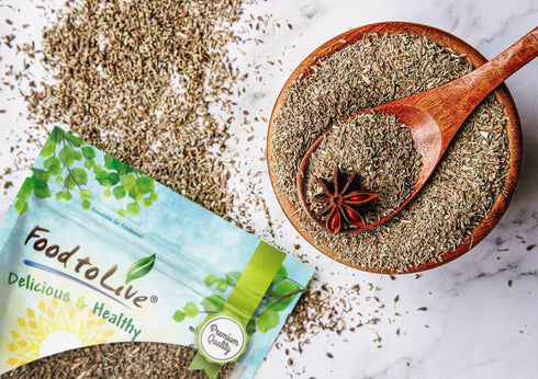 2 Food to Live - Anise Seeds Whole, Ounces Whole Dried Anise Seeds, Kosher and Vegan, Bulk Aniseed Spice. Used in Baked