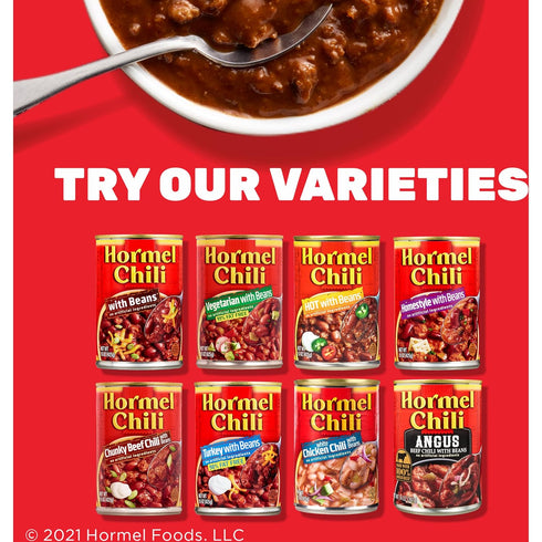 Pack, 15 oz. (8-pack) Hormel Chili With Bean & DINTY MOORE Beef Stew Variety cans