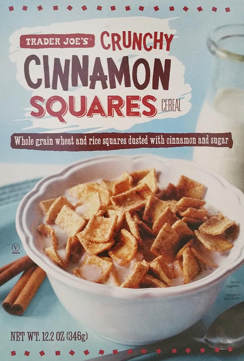 Trader Joe's Trader Joes Crunchy Cinnamon Squares Cereal Net Wt. 12.2 Oz (346g)