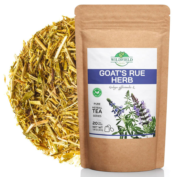 20 bags Goat’s Rue Herb Tea - 20 Count 1.5 g Tea Bags for Blood Sugar Herbal Tea (Galega officinalis L.)