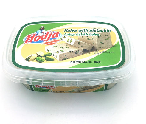 Hodja Halva, Halva with Pistachio, 12.3-Ounce (Pack of 2)