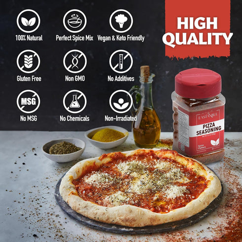 Eastanbul Pizza Seasoning Spice Blend, 5.29oz Italian Seasoning, Boosts Pizza Toppings, Herbal Pizza Blend