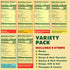 Pack 8 8 0.8oz (23g) SOLELY - Organic Fruit Jerky Variety - Flavors, Individually Wrapped Fruit Strips - Fruit Leather