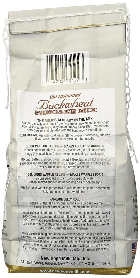 2lbs (1) Old Fashioned Buckwheat Pancake Mix, New Hope Mills