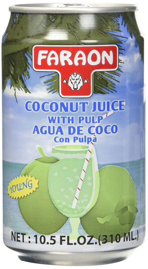 FARAON Coconut Juice, 10.5 Ounce (Pack of 24)