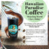 24oz 100% Hawaiian Paradise Coffee Chocolate Macadamia Nut Ground Coffee Bag, Arabica Beans, Premium Rich Flavored