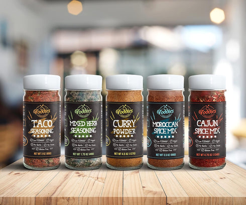 1.75oz Foddies Low FODMAP Mixed Herb Seasoning Oregano Basil Thyme Spice Blend, No Onion No Garlic, IBS Friendly