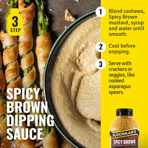 11 oz, Plochman, Spicy Brown Mustard, Blended Mustard
