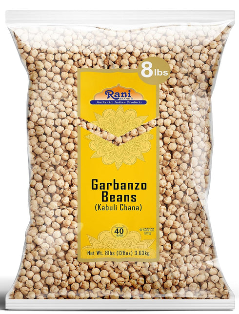 Rani Garbanzo Beans (Kabuli Chana) 128oz (8lbs) 3.63kg Bulk ~ All Natural