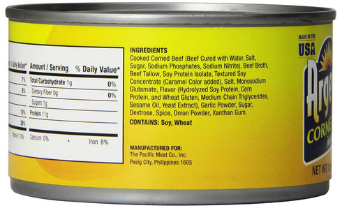 Argentina 12 Corned Beef, Ounce