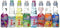 Hata Shanderia Ramune Japanese Marble Soft Drink Mix Variety 8 Flavors 8 Bottles by