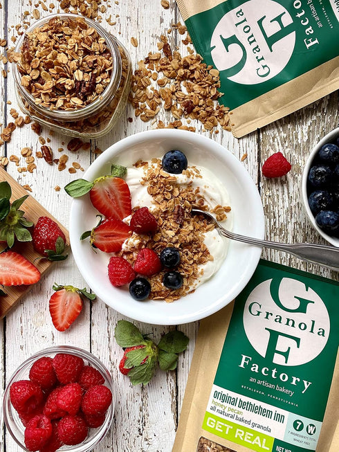Granola Factory 11 (Pack 3) Honey Pecan, All-Natural, Sweet and Salty Breakfast Cereal and Snack (Honey Pecan) ounce