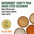 Pack, 20.17 Package Packet LEM Products Backwoods Snack Stick Seasonings Variety Includes Original, Hot, Pepper