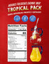 Pack 28 36 (56 72 Klass Aguas Frescas Drink Mix Tropical Variety - Watermelon, Cantaloupe, Mango & Pineapple - Powder