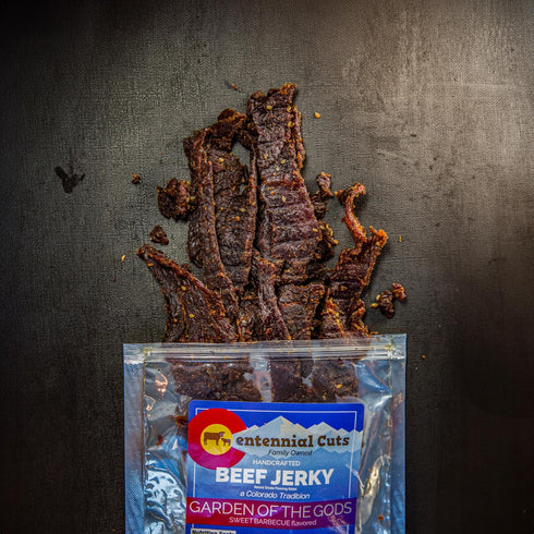 3 oz Centennial Cuts Beef Jerky Garden of the Gods - Korean Style BBQ, High Protein, Snack