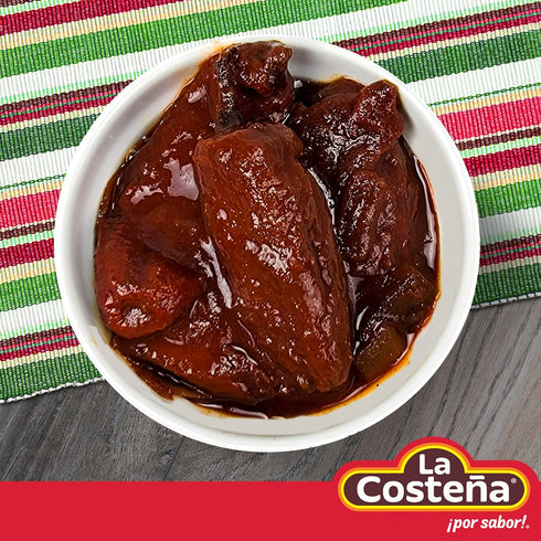 12oz, 12 Pack La Costea Chipotle Peppers in Adobo Sauce - Smoked Spicy Peppers Chipotle in Adobo Sauce - Mexican Food