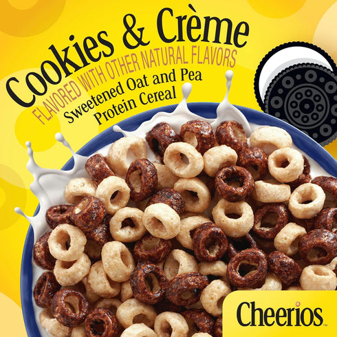 8g 15 oz Cheerios Protein Cereal, Cookies and Crme, Protein, Family Size