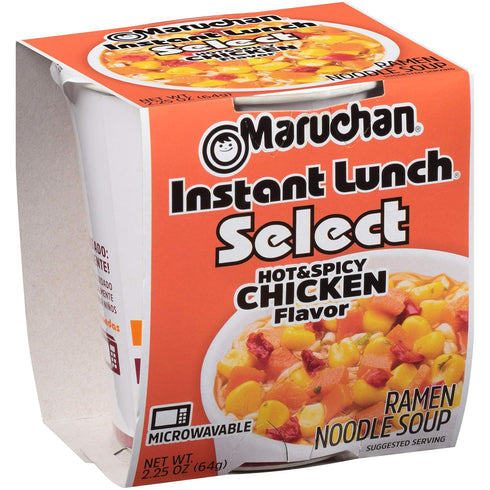 Maruchan Instant Lunch Select Hot and Spicy Chicken Flavor, 2.25 Oz, Pack