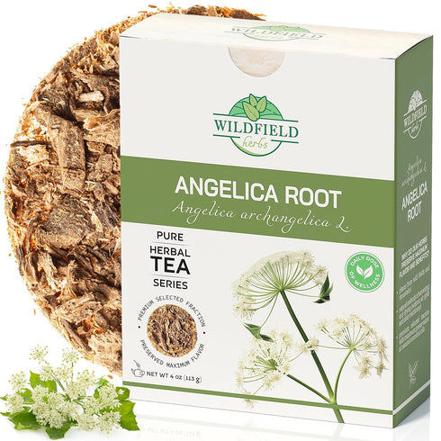 4 oz. Angelica Root Bulk Herb Herbal Tea (Angelica archangelica) - 113g Angelica Root Herb Tea Raiz de angelica