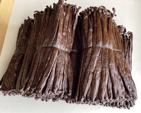 50 ~5" Organic Grade A Madagascar Vanilla Beans. Certified USDA Organic for Extract and All Things Vanilla. by