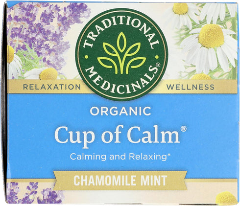 16 Traditional Medicinals Organic Cup of Calm Herbal Tea, ct