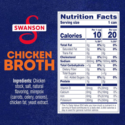 14.5 Oz (12 Pack) Swanson Chicken Broth, Can