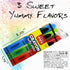 24 3 Taffy Candy in Crayon Boxes - Unique Candy for Party Favors for Kids Novelty Candy, Goodie Bag Stuffers - Taffy