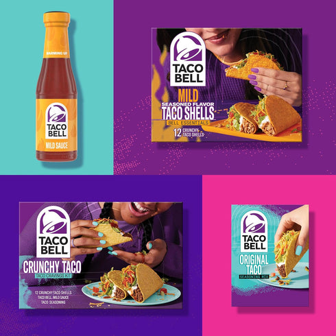 (1 oz Packets (Pack 24)) Taco Bell Original Taco Seasoning Mix