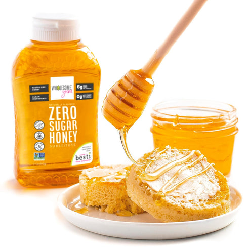 (11 oz) Wholesome Yum Zero Sugar Honey Substitute (Keto) - Natural Sugar Free Honey Alternative With Monk Fruit